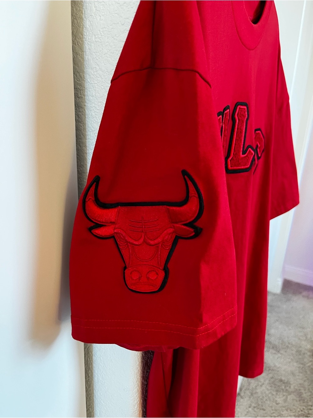 Pro Standard Chicago Bulls Graphic T Shirt Men’s Small Red NBA Luxury Athletic - Picture 5 of 9